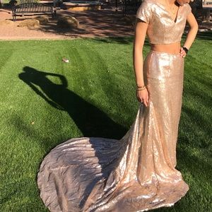 Hand made Sequin Prom dress